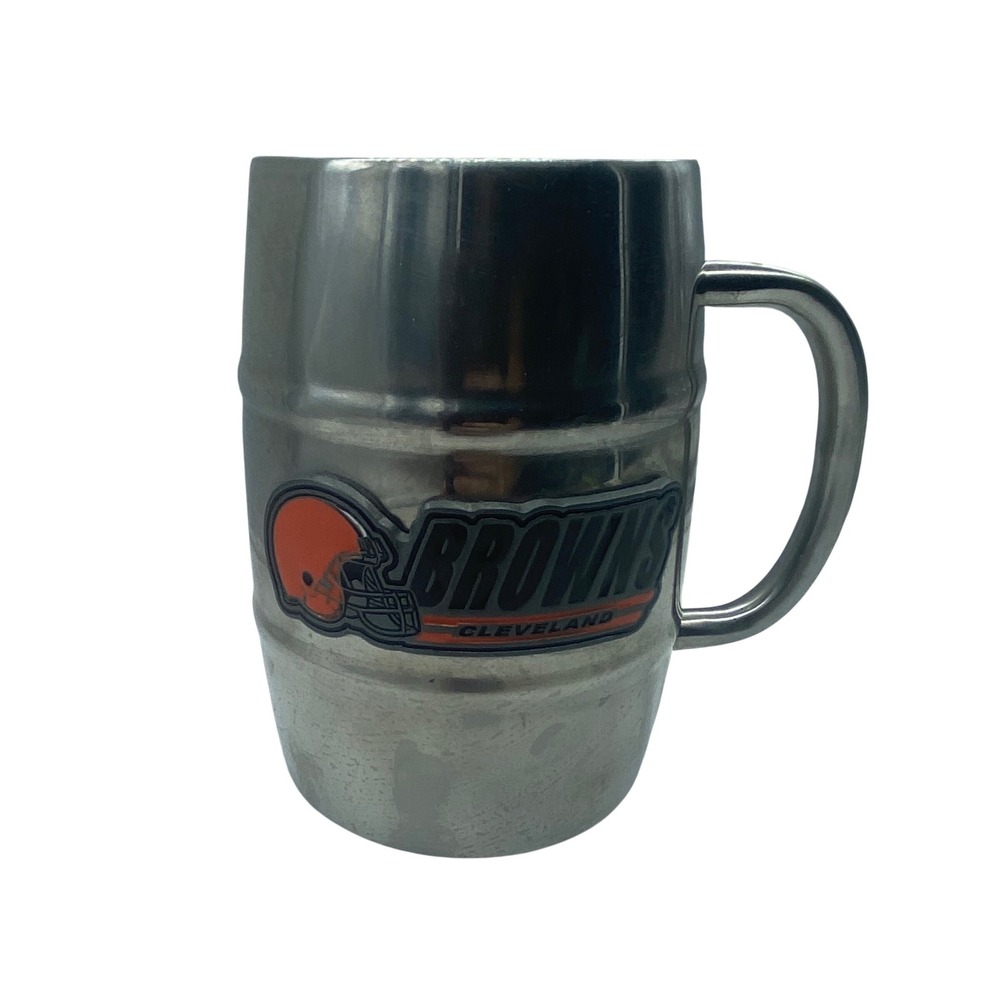 Cleveland‎ Browns NFL Stainless Steel Beer Stein Mug Great American Products